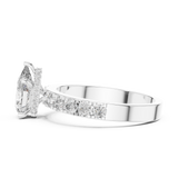 Gold Ring LR-0173, White Gold, view 3