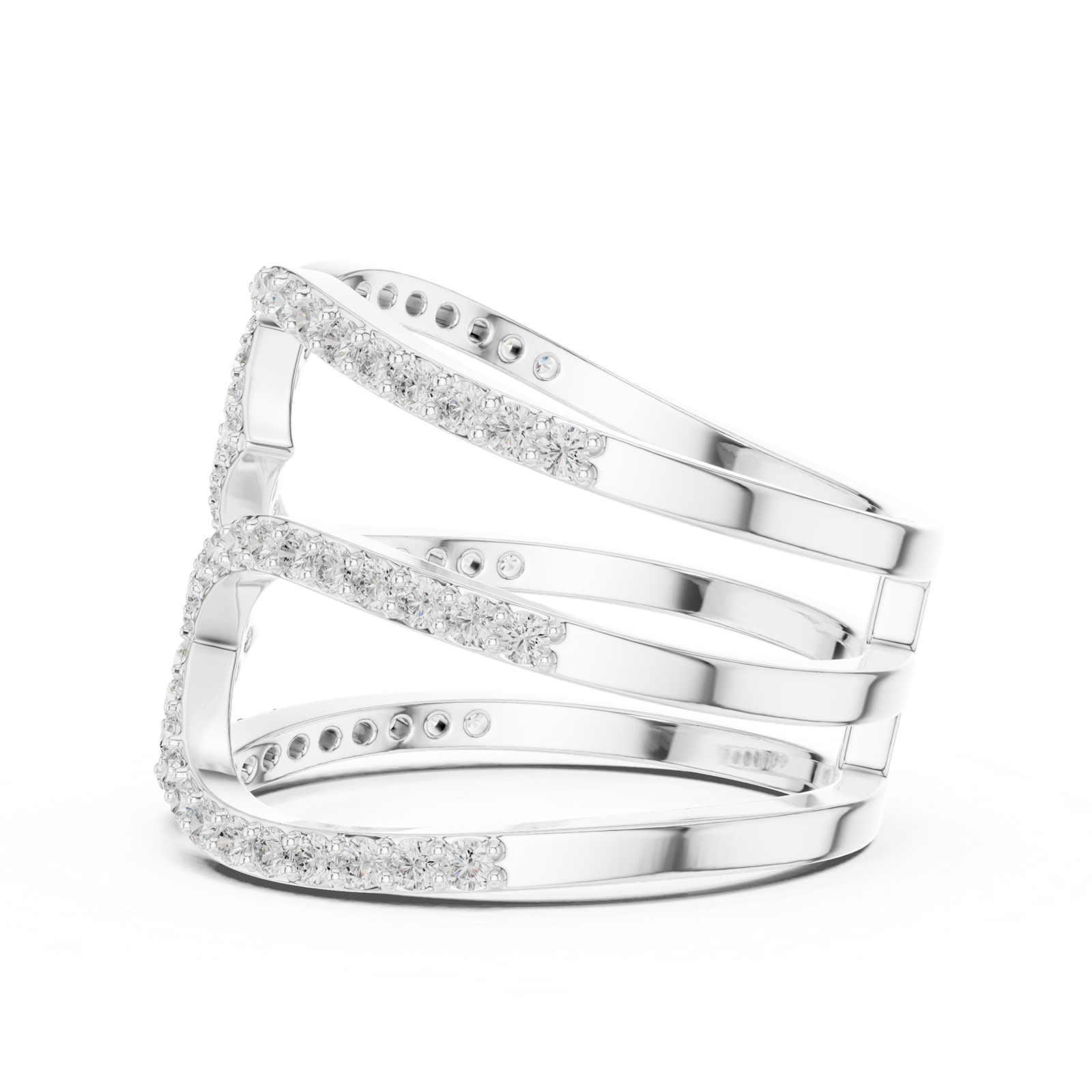 Gold Ring SBWR(34), White Gold, view 3
