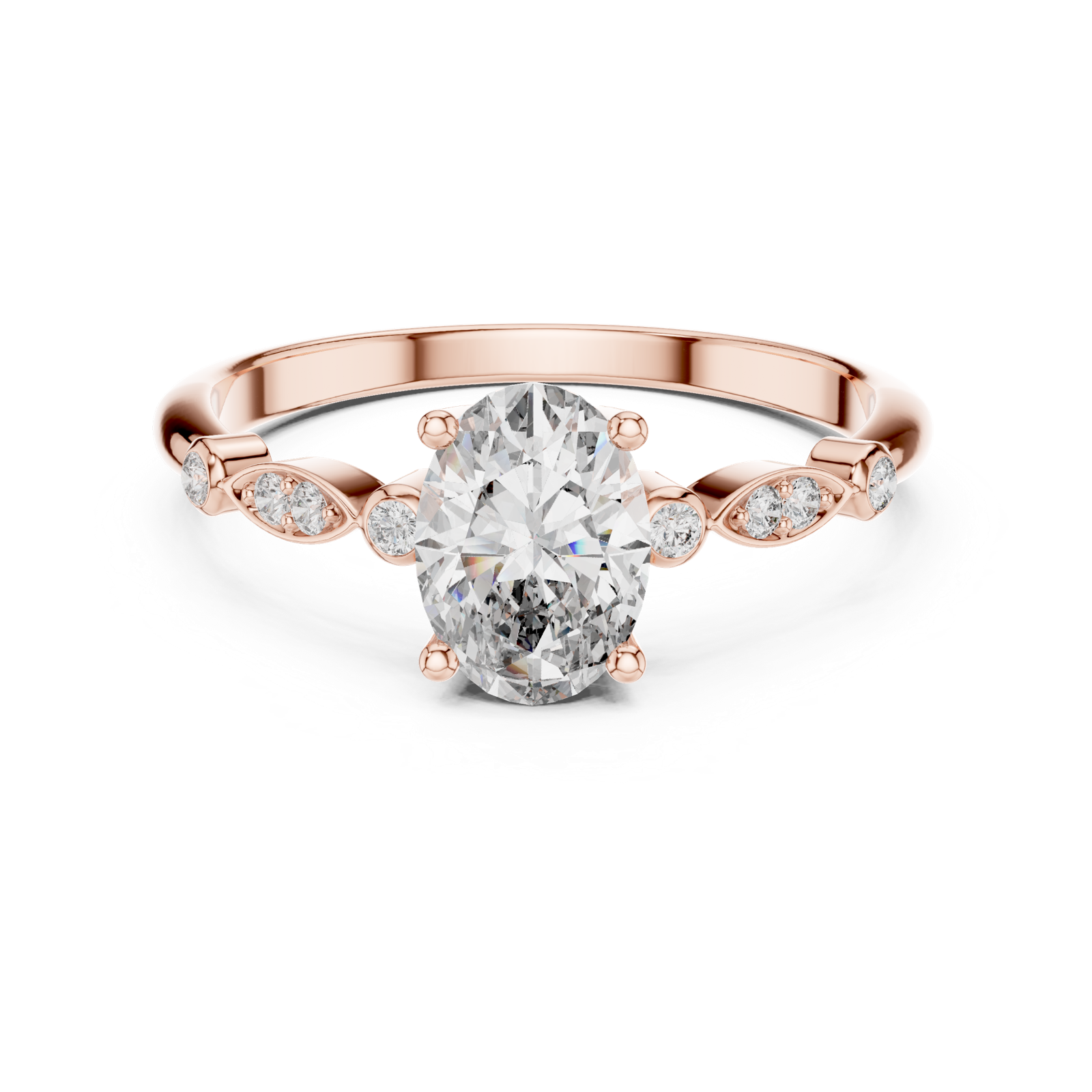 Gold Ring 00001L (11), Rose Gold