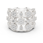 Gold Ring DDLR-813, White Gold