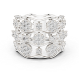 Gold Ring DDLR-813, White Gold
