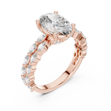 Gold Ring DDLR-064, Rose Gold, view 2