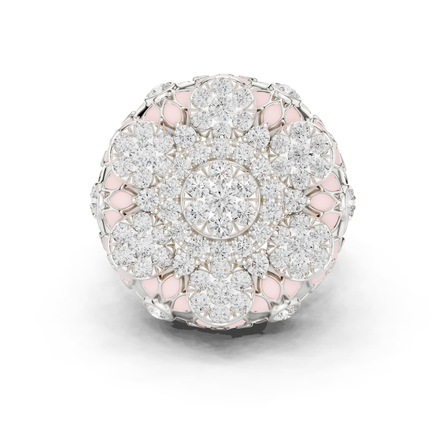 Gold Ring DDLR-767, White Gold
