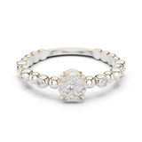 Gold Ring 19-120010L, White Gold