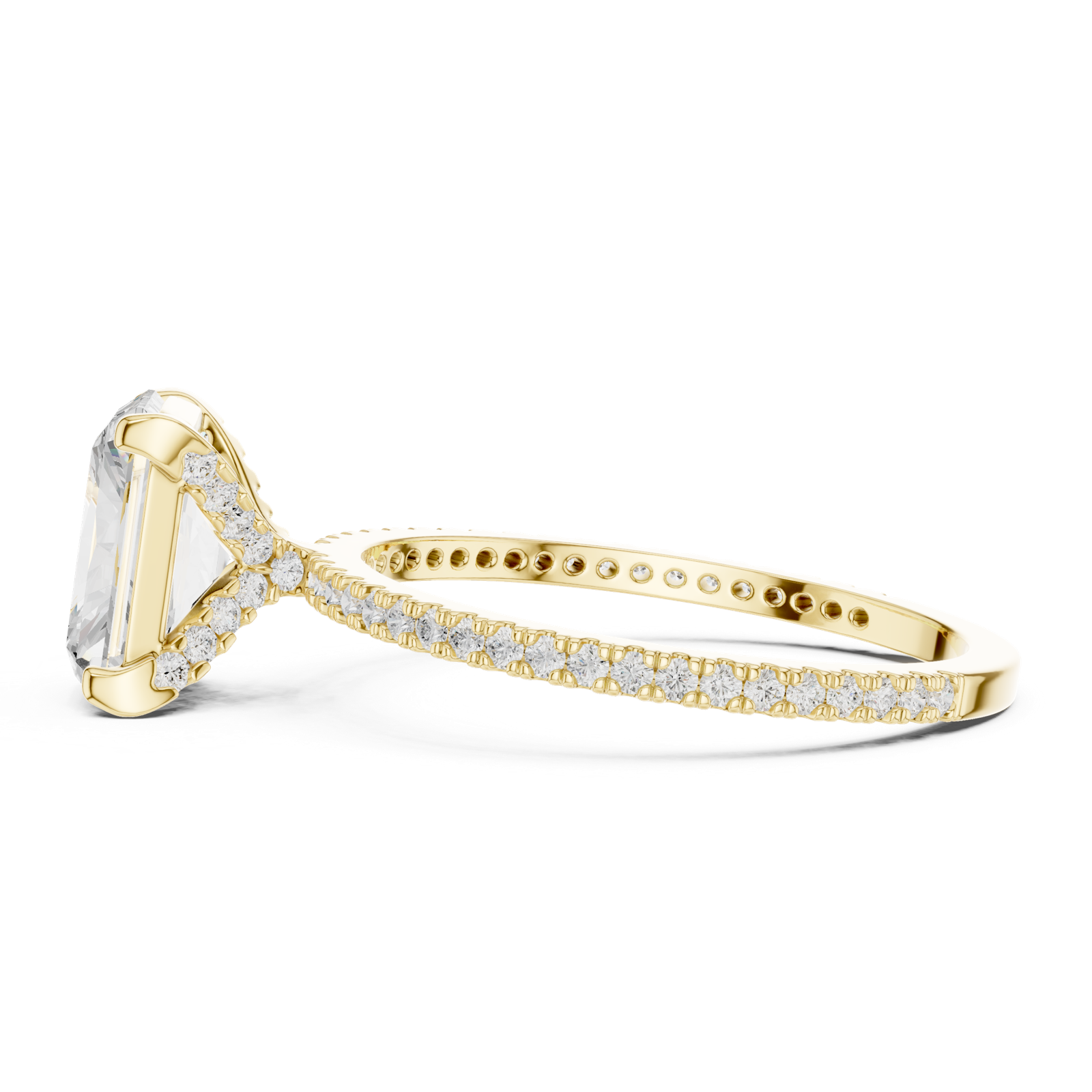 Gold Ring SBWR(68), Yellow Gold, view 3