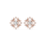 Gold Earrings Earring, Rose Gold, view 4