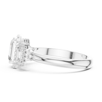 Gold Ring DDLR-1067, White Gold, view 3