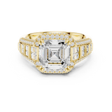 Gold Ring DDLR-262, Yellow Gold, view 4