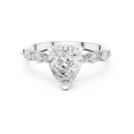Gold Ring DDLR-1006, White Gold