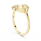 Gold Ring DR-6312, Yellow Gold