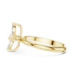 Gold Ring HLR-94, Yellow Gold, view 3