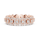 Gold Ring DDLR-366, Rose Gold, view 3