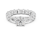 Gold Ring DDLR-656, White Gold, view 4