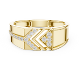 Gold Ring LR-01 (26), Yellow Gold, view 4