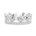 Gold Ring R31, White Gold, view 3