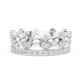 Gold Ring R31, White Gold, view 3