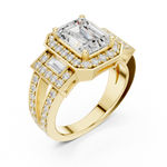 Gold Ring DDLR-266, Yellow Gold, view 2