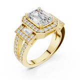 Gold Ring DDLR-266, Yellow Gold, view 2