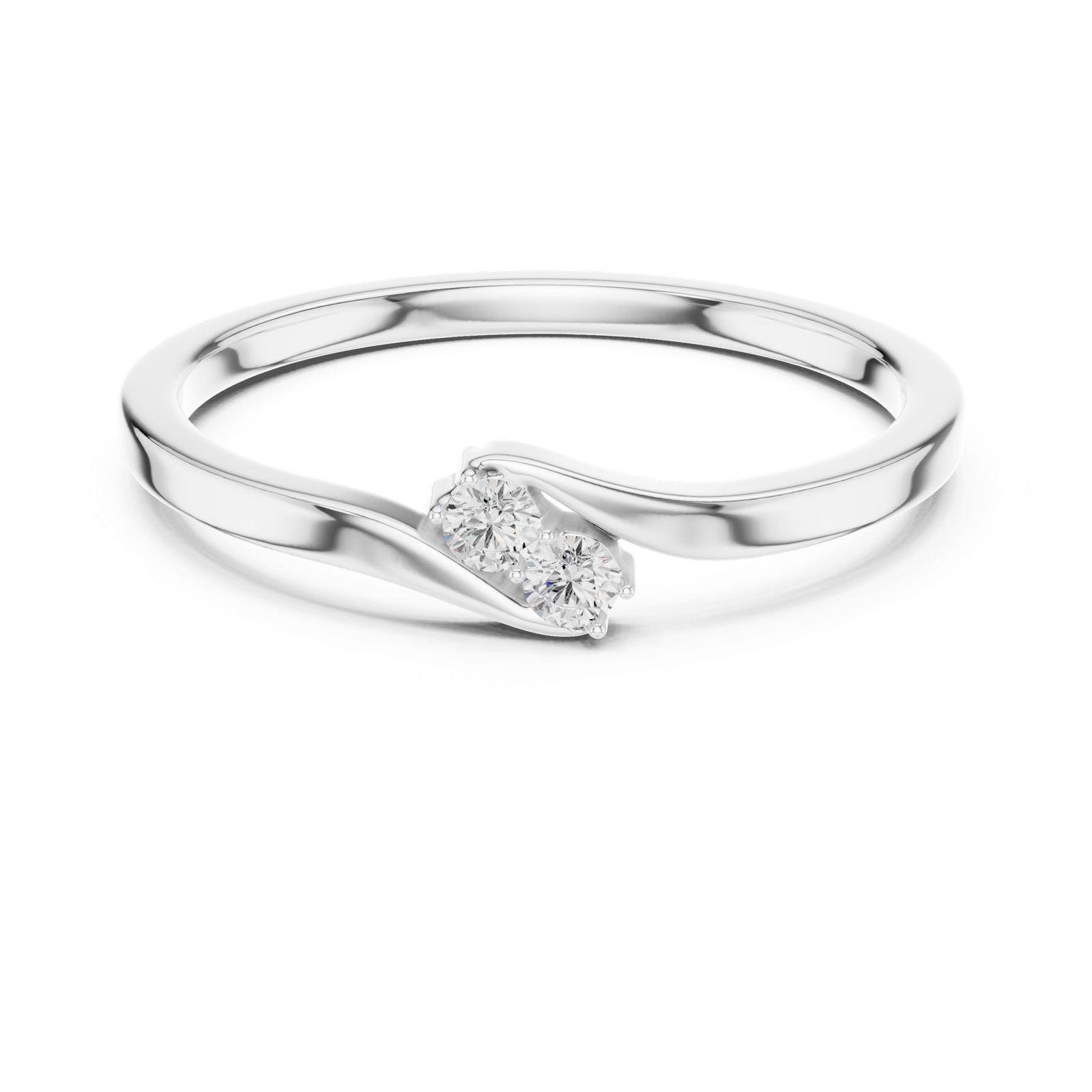 Gold Ring SBWR(41), White Gold, view 4