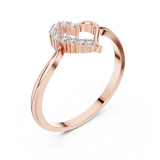 Gold Ring 1 (177), Rose Gold, view 2