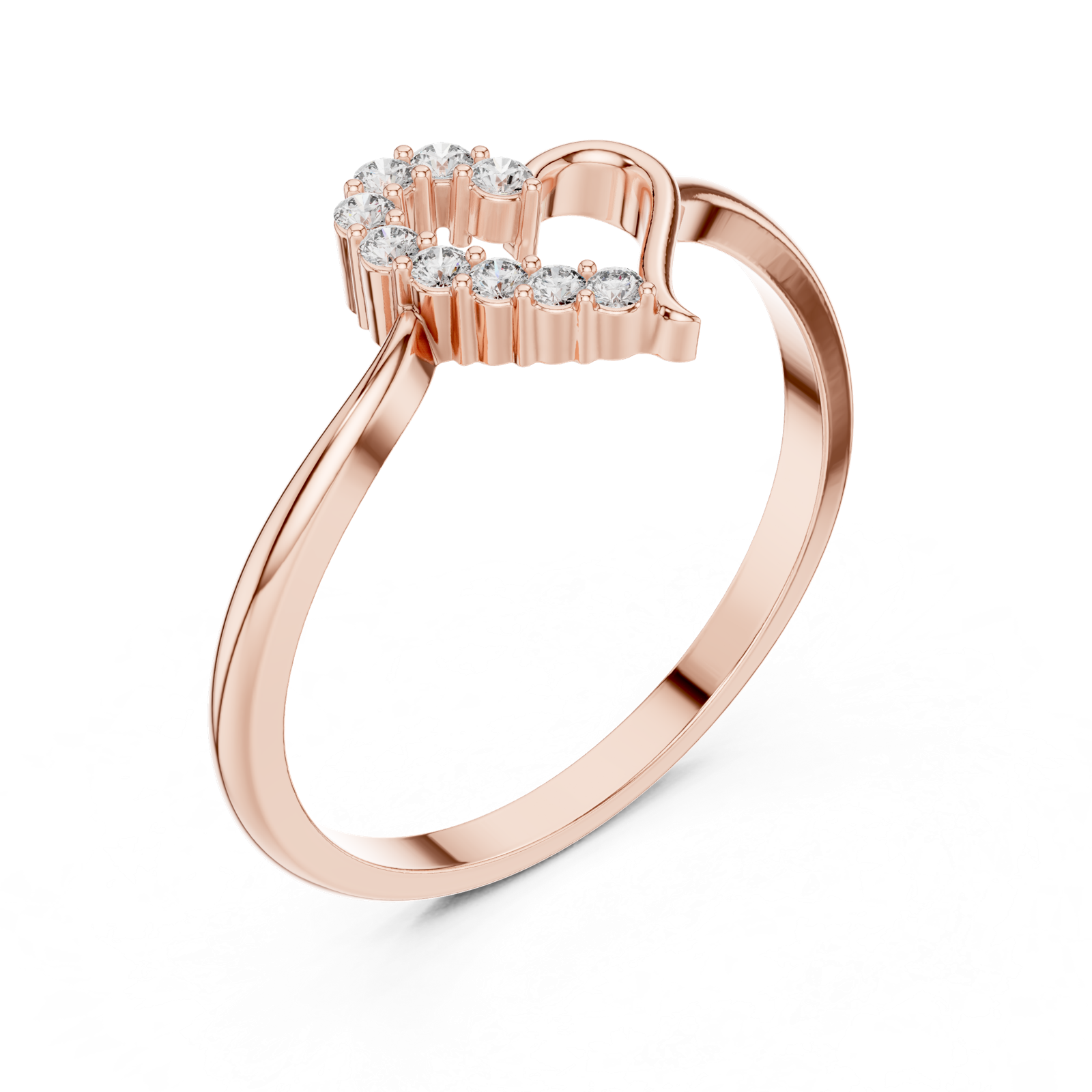 Gold Ring 1 (177), Rose Gold, view 2
