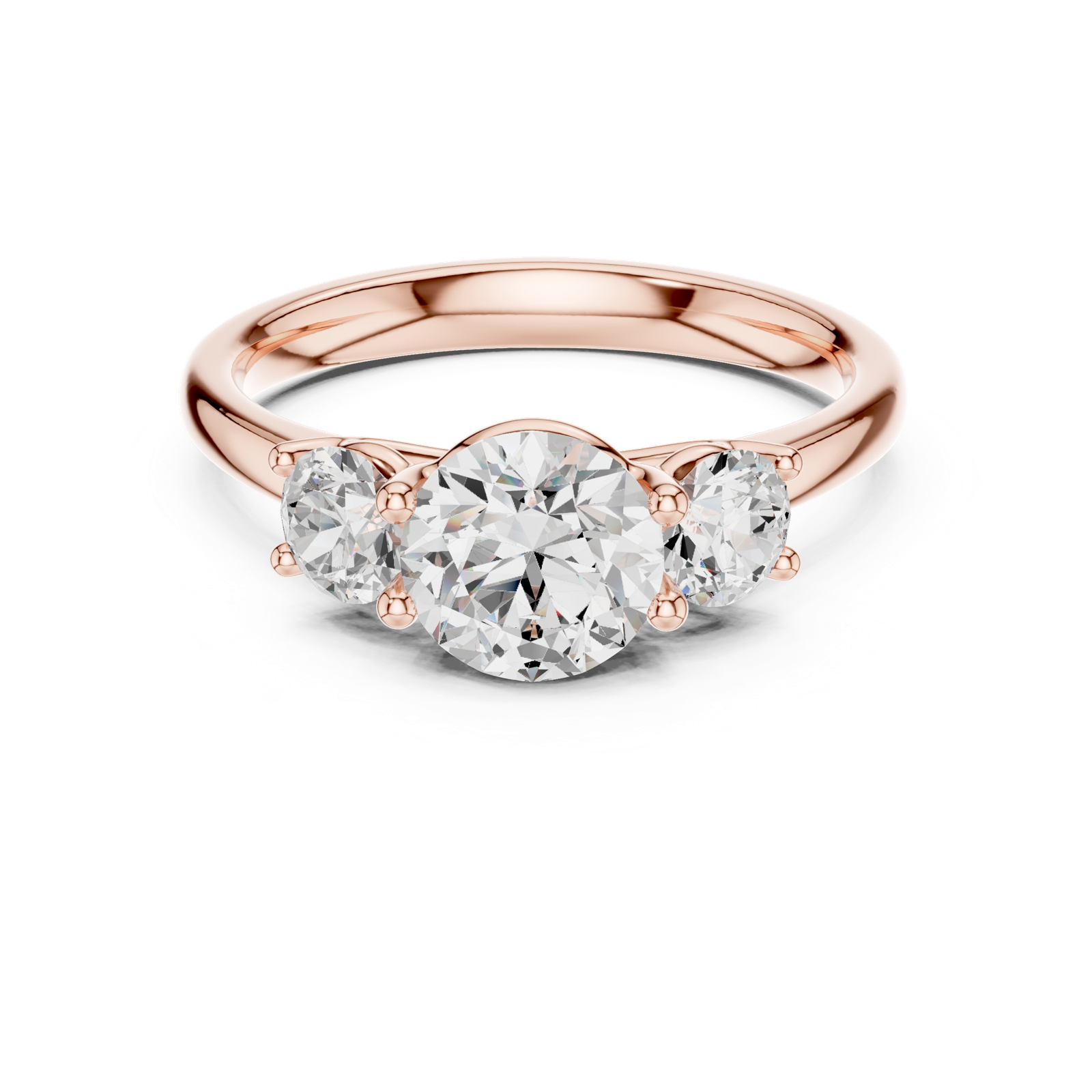 Gold Ring DDLR-638, Rose Gold