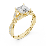 Gold Ring DDLR-937, Yellow Gold, view 2