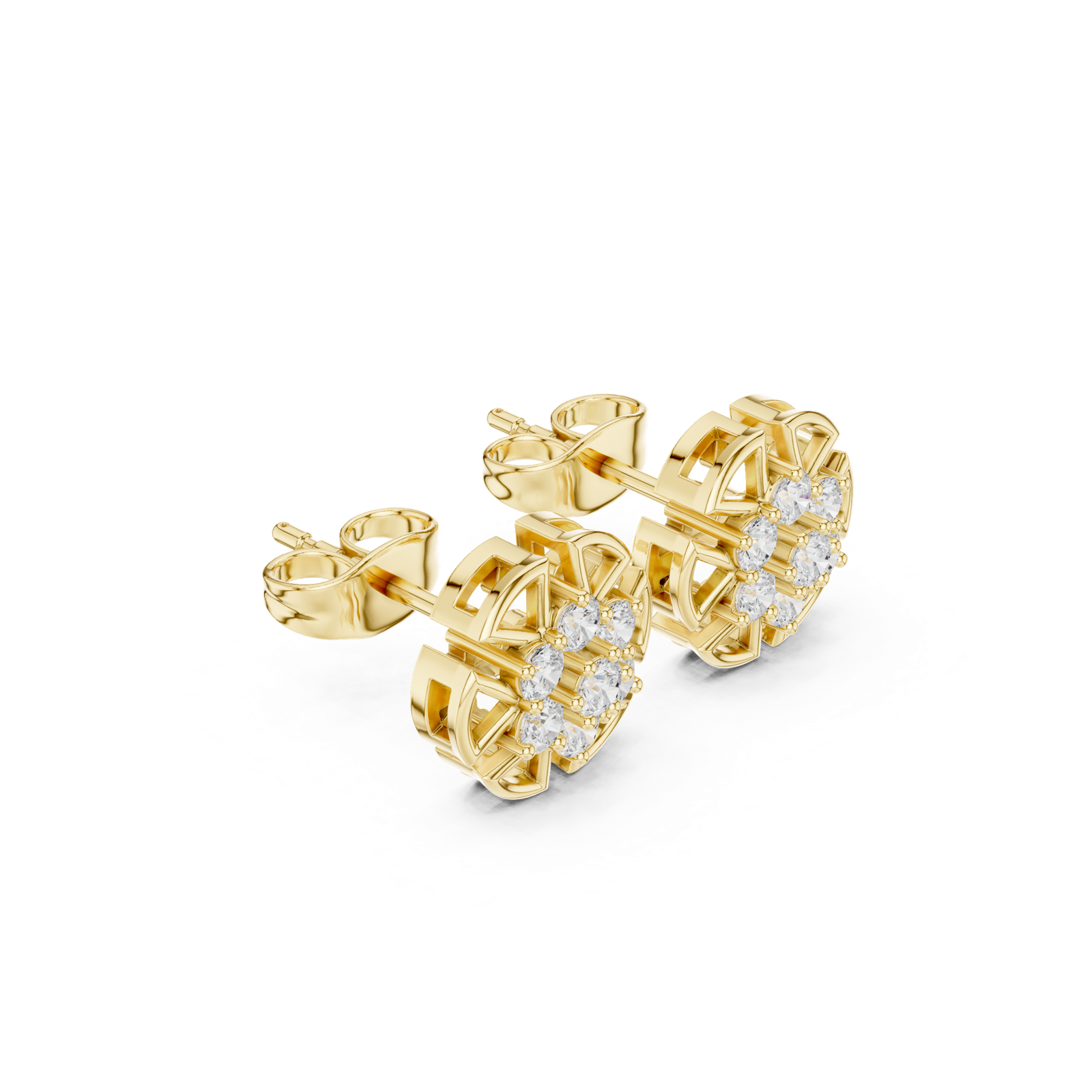 Gold Earrings AVBER, Yellow Gold