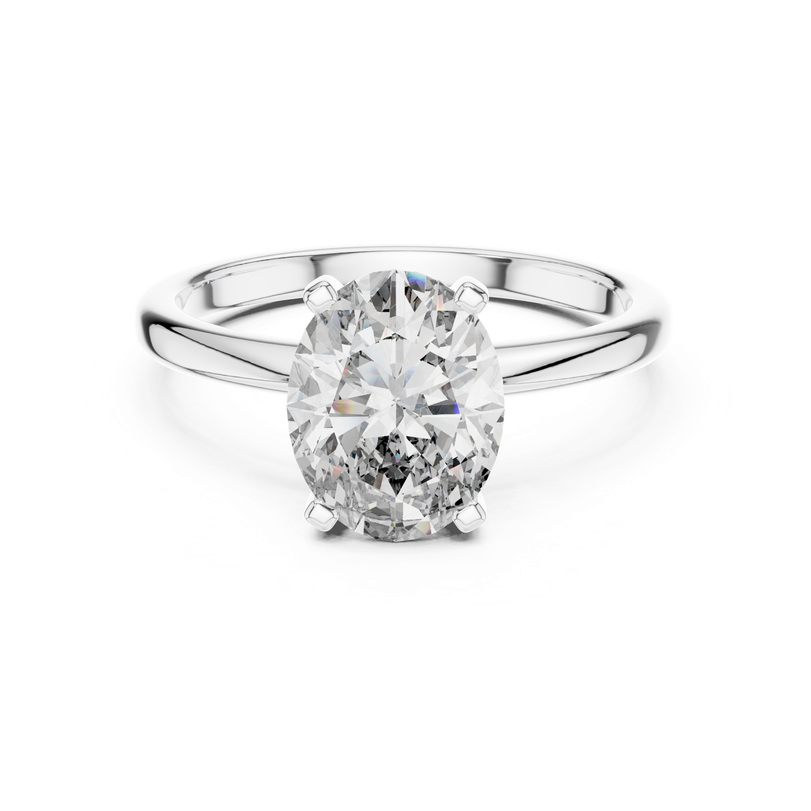 Gold Ring DDLR-071, White Gold