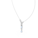 Gold Pendant GPD-0070, White Gold, view 2
