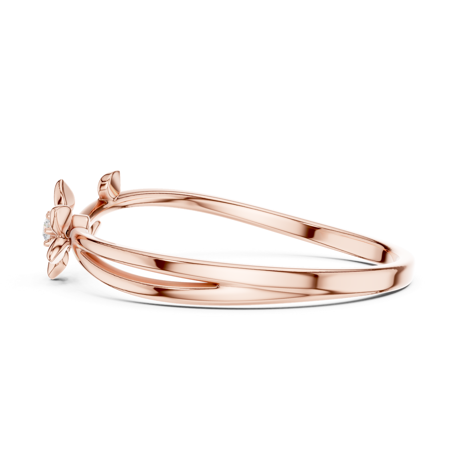 Gold Ring 1 (137), Rose Gold, view 3