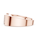 Gold Ring SBMR(49), Rose Gold, view 3