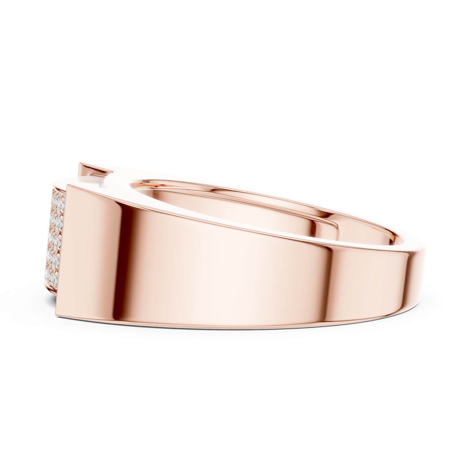 Gold Ring SBMR(49), Rose Gold, view 3