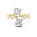 Gold Ring L03-444, Yellow Gold, view 4