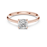 Gold Ring DDLR-801, Rose Gold, view 4
