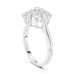Gold Ring DDLR-786, White Gold, view 1