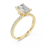 Gold Ring DDLR-1011, Yellow Gold, view 2
