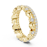 Gold Ring R30, Yellow Gold, view 1