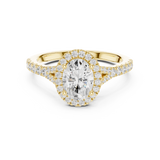 Gold Ring DDLR-910, Yellow Gold, view 4