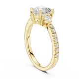 Gold Ring DDLR-858, Yellow Gold, view 1