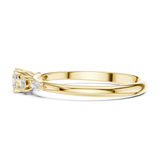 Gold Ring HLR-89, Yellow Gold, view 3
