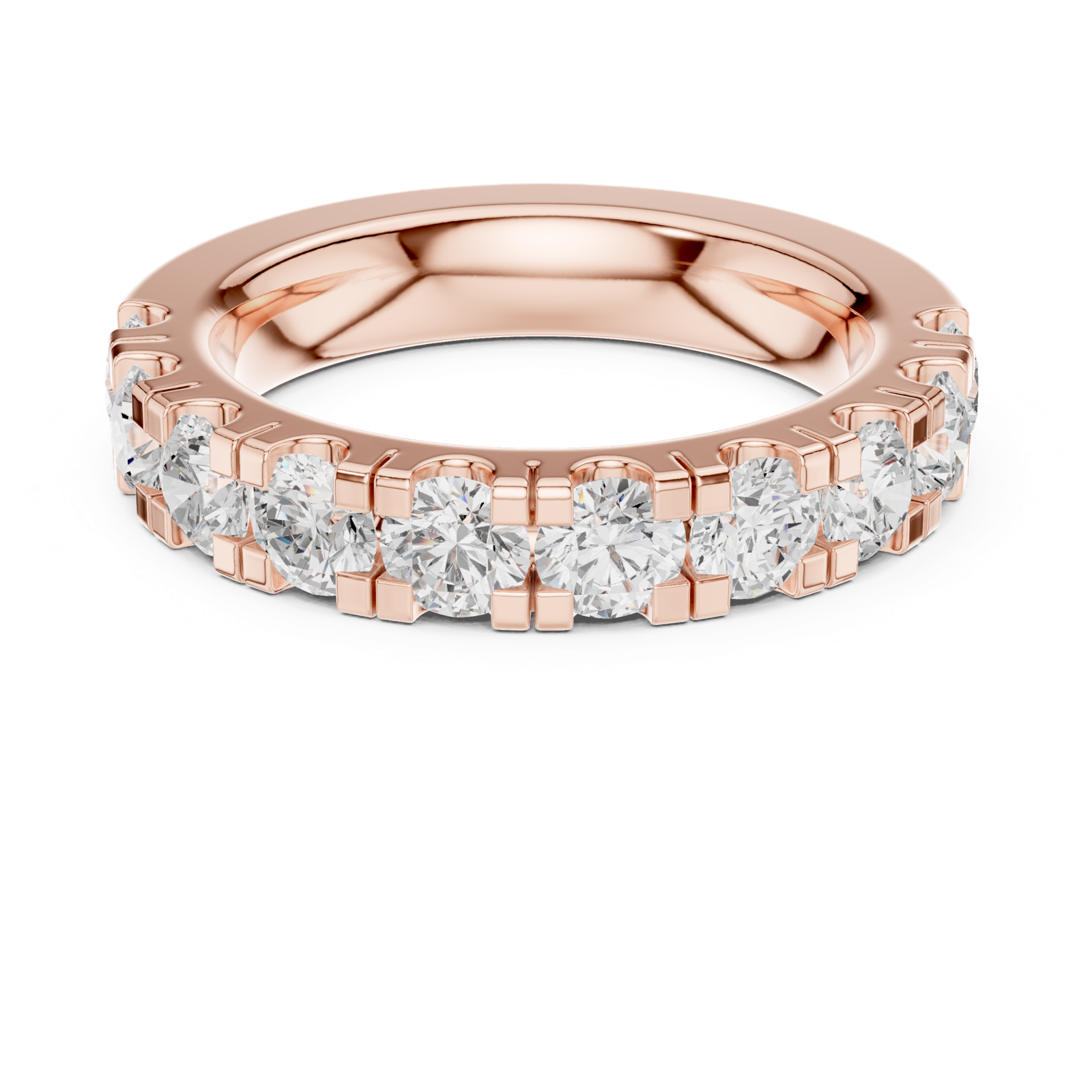 Gold Ring DDLR-601, Rose Gold, view 4