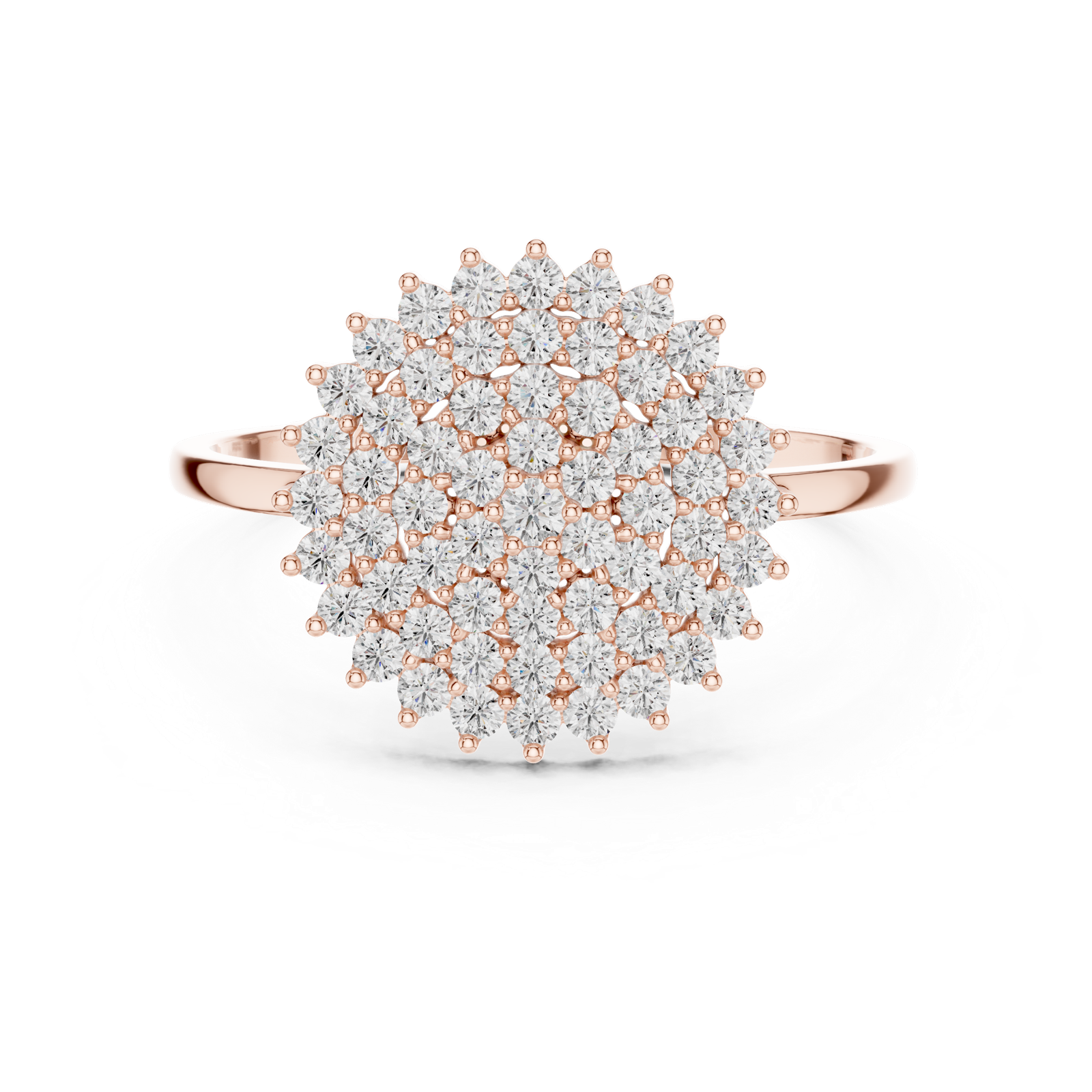 Gold Ring DR-6304, Rose Gold