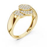 Gold Ring LR-01 (47), Yellow Gold, view 2