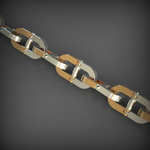 Gold Cuban Chain L38-649, Yellow Gold