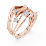 Gold Ring SBWR(64), Rose Gold, view 2