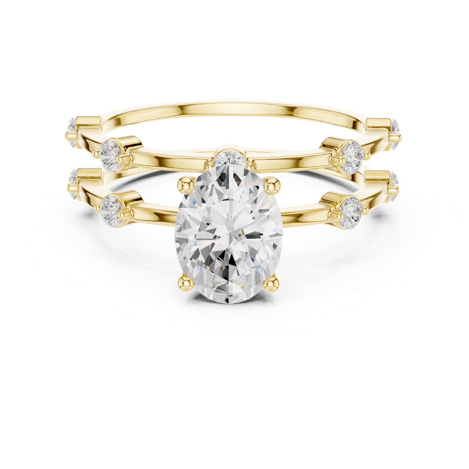 Gold Ring SBWR(24), Yellow Gold, view 4