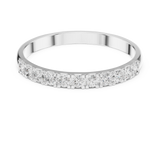 Gold Ring HLR-86, White Gold, view 4