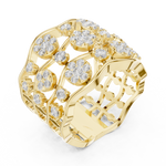 Gold Ring DDLR-813, Yellow Gold, view 2