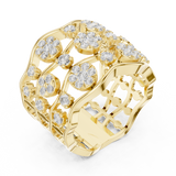 Gold Ring DDLR-813, Yellow Gold, view 2
